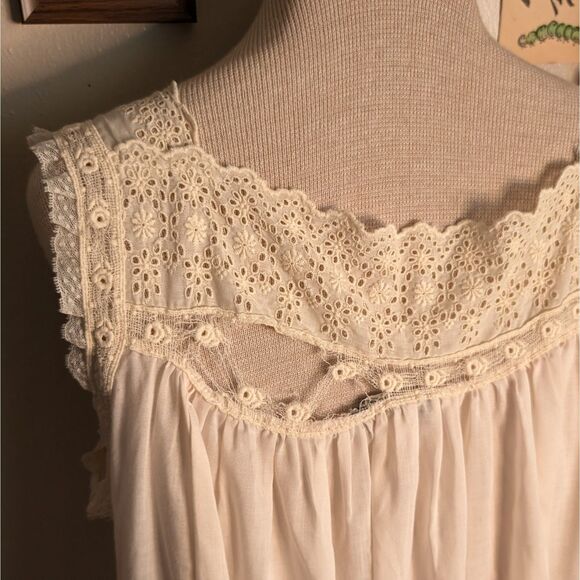 Vintage Christian Dior Lace Slip Dress Women's Medium/Large Light Pink Nightgown - Picture 7 of 7